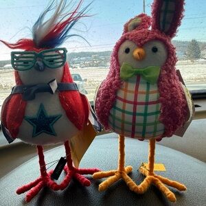 Two 2025 Featherly Friends™ Birds